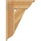 Ekena Millwork Traditional Traditional Rough Sawn Bracket w/ Offset Brace, Western Red Cedar, 8"W x 20"D x 28"H BKT0806X20X28TRA01RWR - alternate 4